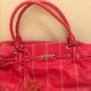 Red leather purse from Italy. Great condition.